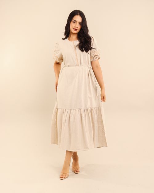 VESTIDO LINHO MANGA/VISTA 11-330