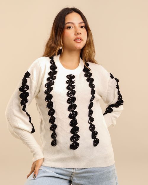 BLUSA PAETÊ NA DIAGONAL 20-358