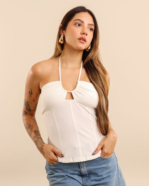 BLUSA FRENTE UNICA C/AMARRAÇÃO 43716