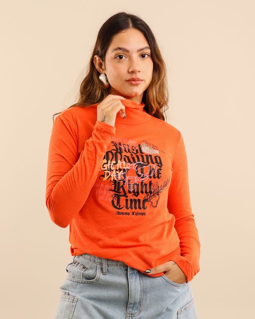 BLUSA MANGA LONGA GOLA ALTA 43565