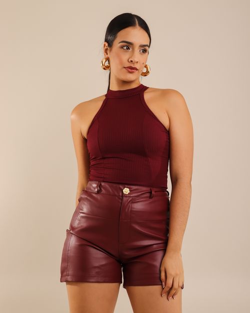 SHORT COURO ME-3210