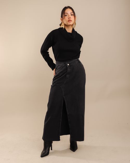SAIA ASSIMÉTRICA JEANS 25-183