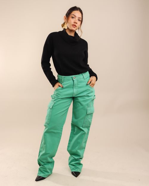 CALÇA CARGO DE SARJA 26-174