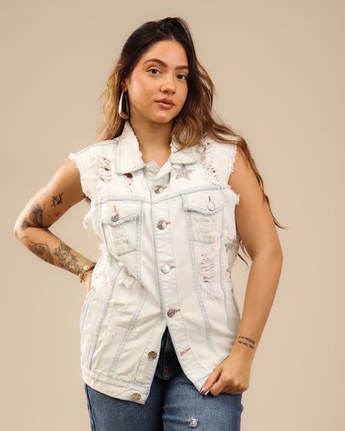 COLETE FEMININO BORDADO 06-275