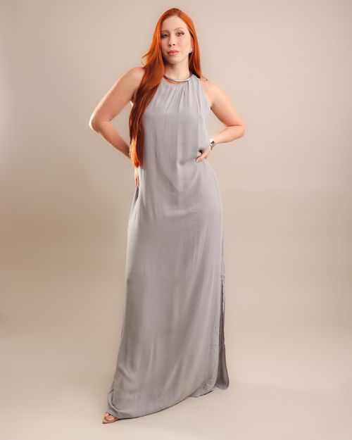 VESTIDO LONGO GOLA 29-405