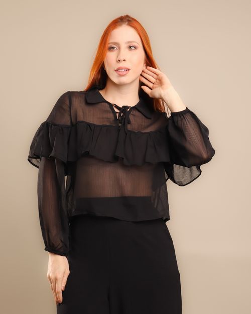 BLUSA DE CHIFFON 11-060