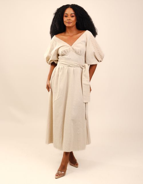 VESTIDO LONGO M/BORDADA 11-331