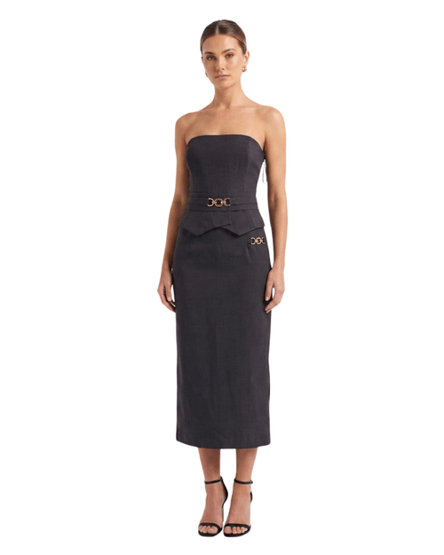 CONJUNTO SAIA MIDI C\ PREGAS E BLUSA COLO