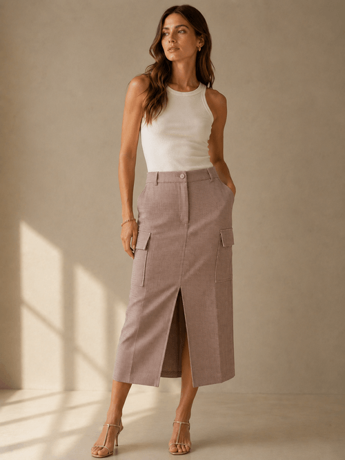 SAIA MIDI BOLSOS LATERAL