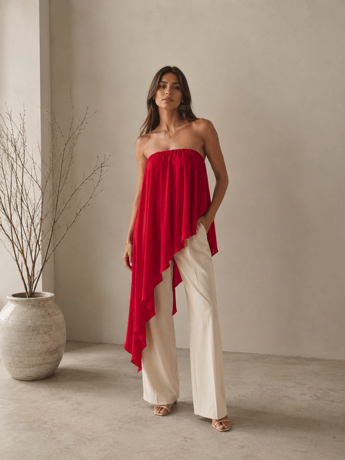 BLUSA TOMARA Q CAIA ASSIMETRICA