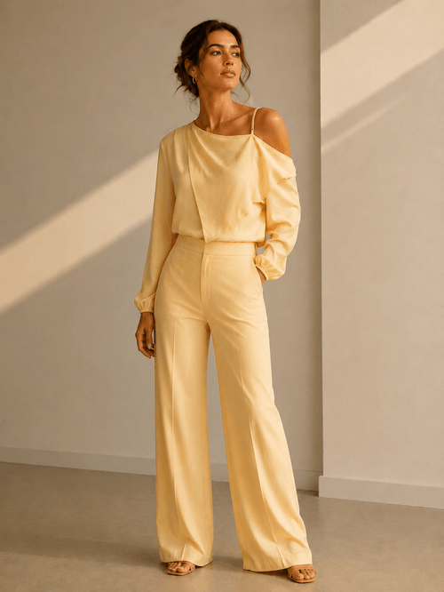 CONJUNTO CALÇA CREPE BL