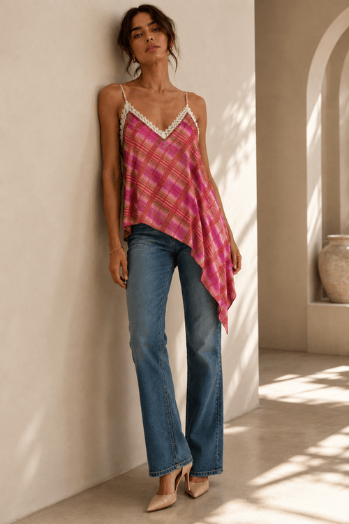 BLUSA ALCINHA DE XADREZ MILLI